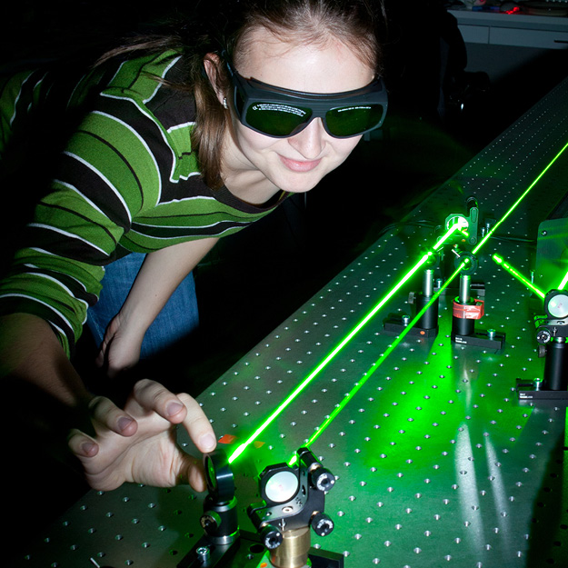 image of student in Physics