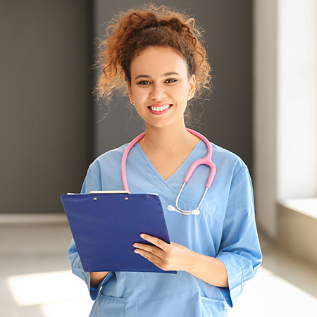 image of student in RN-to-BSN Bridge Program