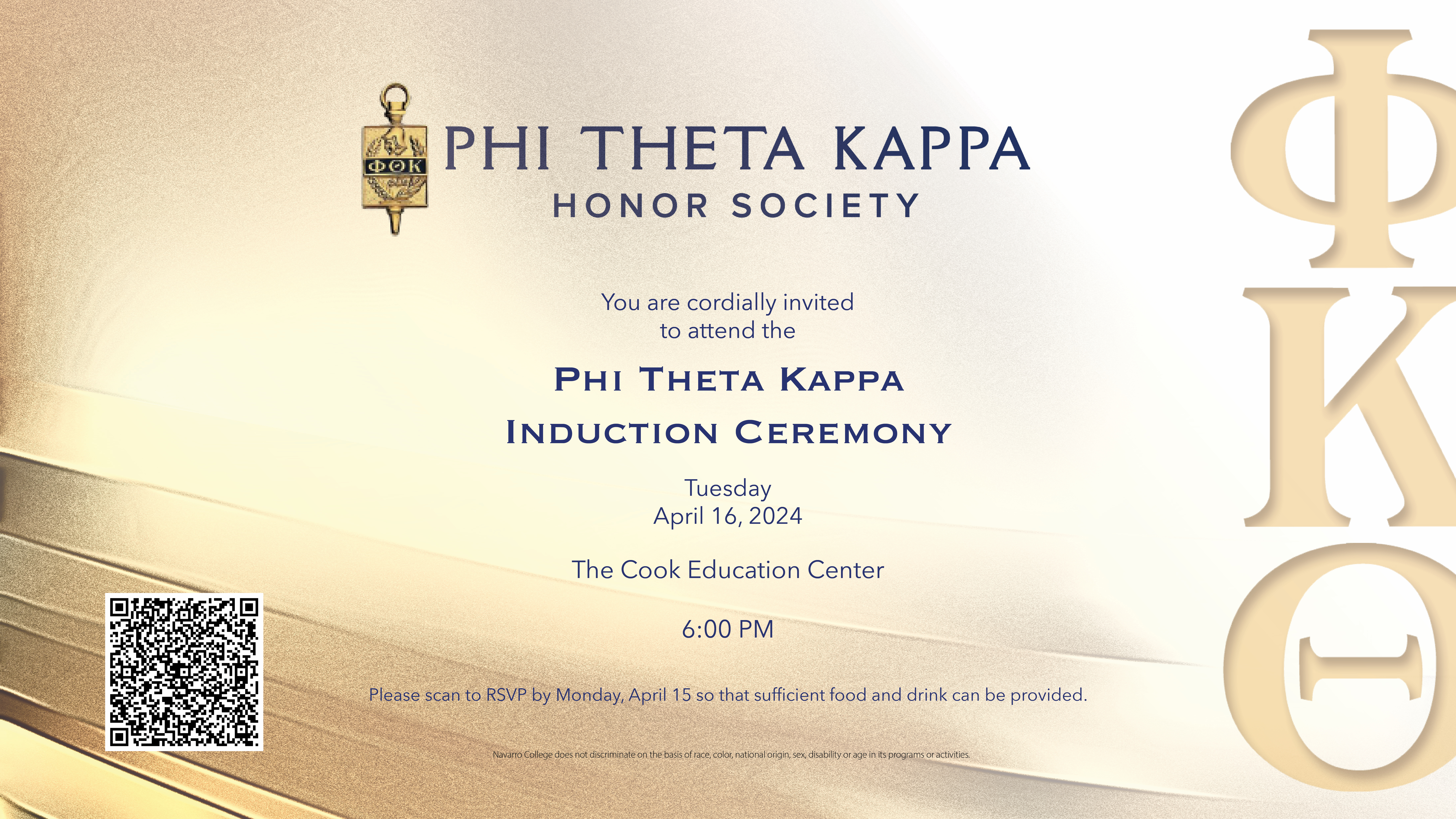 image of PTK Invitation and RSVP