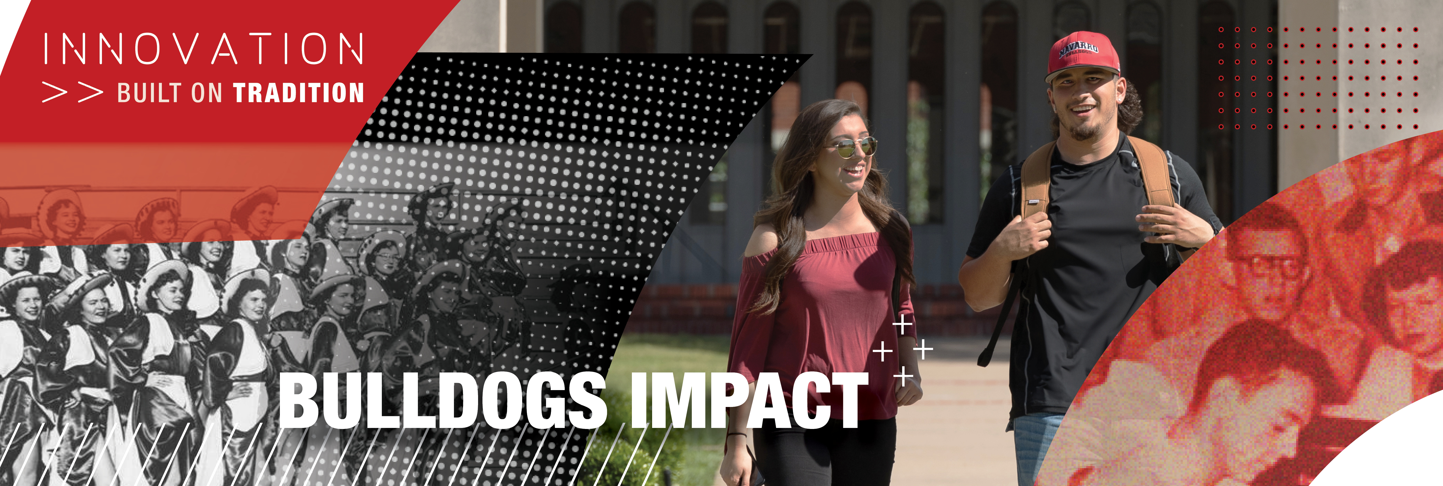 Collage of photos representing Navarro College